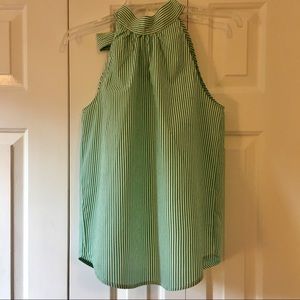(10 for $10) J. by J.Crew NWT green/white tank, size 00